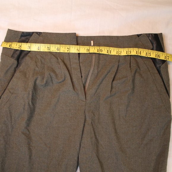 Robert rodregaz grey/dark green wool pants - Picture 4 of 6